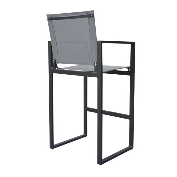 Renava Kayak - Modern Charcoal Outdoor Bar Stool - Image 5