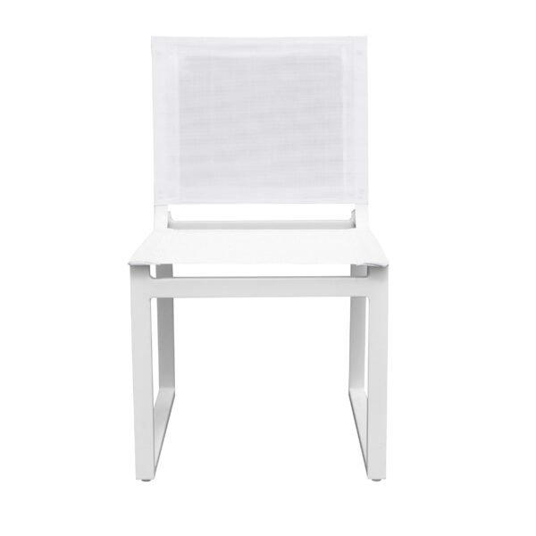 Renava Kayak - Modern Outdoor White Dining Chair (Set of 2) - Image 2