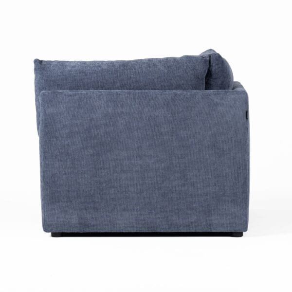 Divani Casa Kinsey - Modern Blue Fabric Modular Left Facing Seat - Image 4