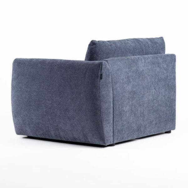 Divani Casa Kinsey - Modern Blue Fabric Modular Right Facing Seat - Image 4