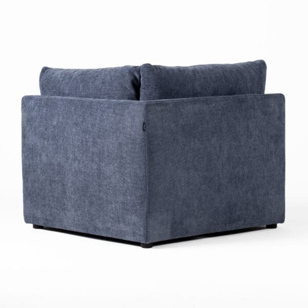 Divani Casa Kinsey - Modern Blue Fabric Modular Corner Seat - Image 2