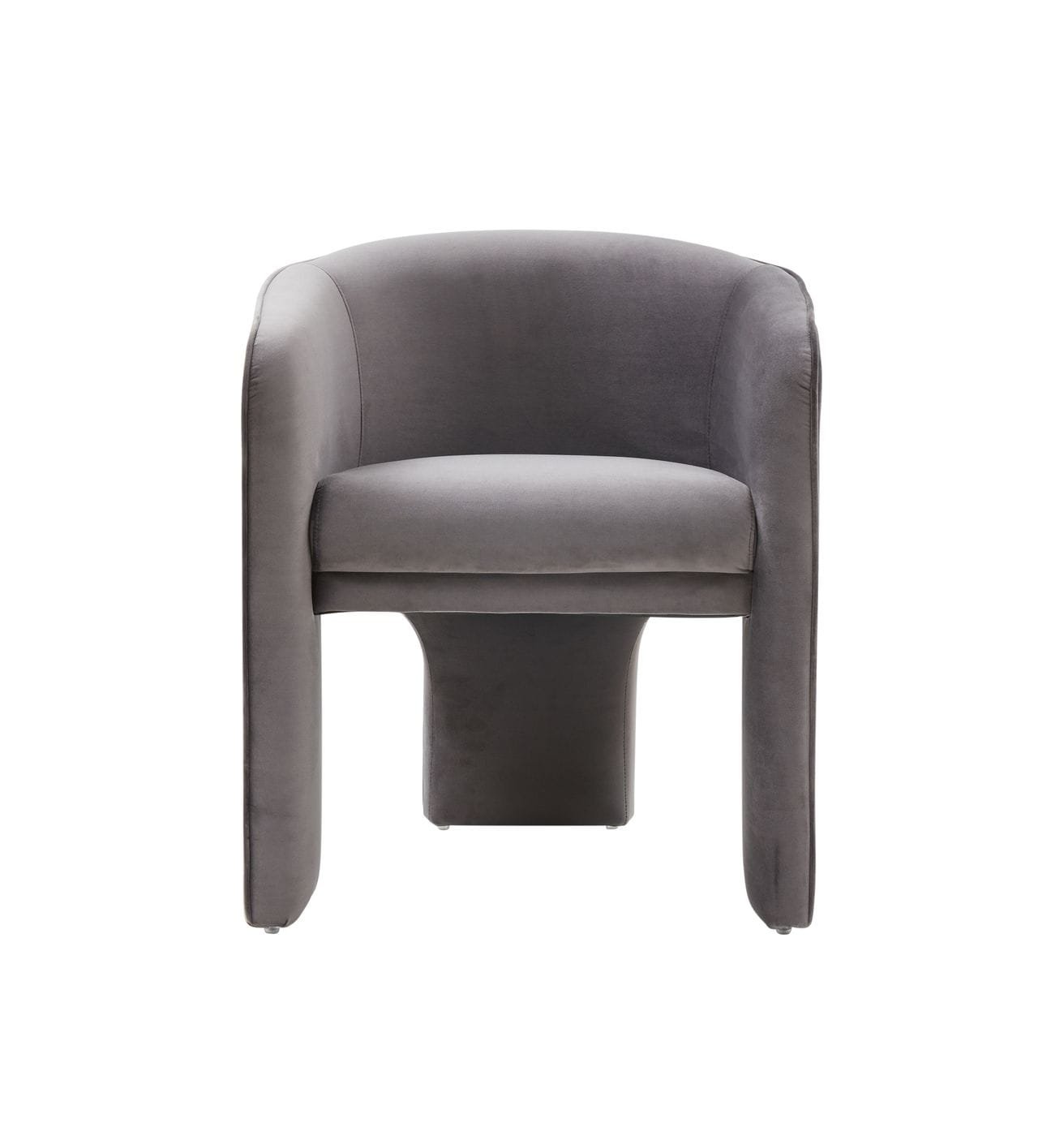 Modrest Kyle Modern Dark Grey Accent Chair 1 Modrest Kyle Modern Dark Grey Accent Chair
