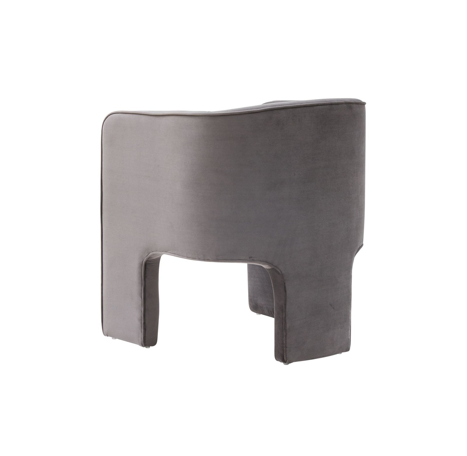 Modrest Kyle Modern Dark Grey Accent Chair 3 Modrest Kyle Modern Dark Grey Accent Chair - Image 3
