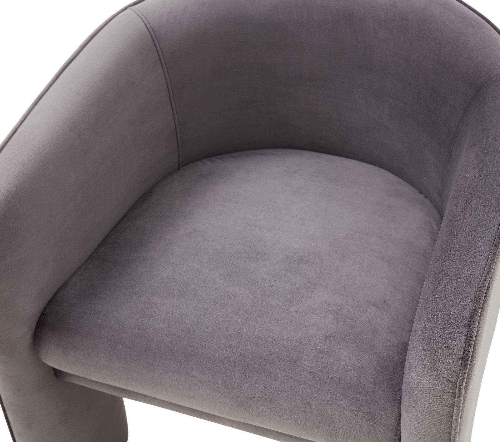 Modrest Kyle Modern Dark Grey Accent Chair 4 Modrest Kyle Modern Dark Grey Accent Chair - Image 4