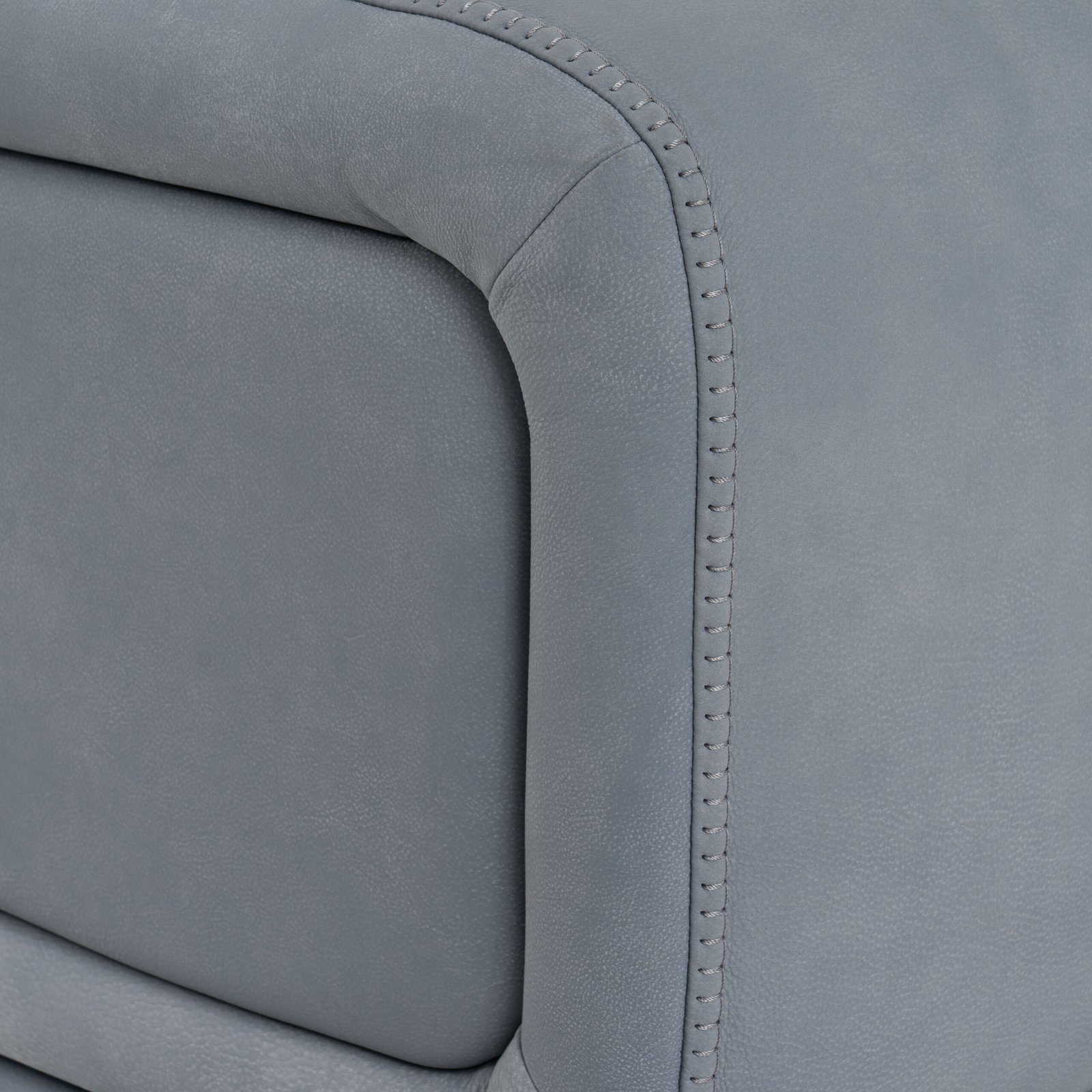 Lamod Italia Mood - Contemporary Blue Leather Right Facing Sectional Sofa 5 Lamod Italia Mood - Contemporary Blue Leather Right Facing Sectional Sofa - Image 5
