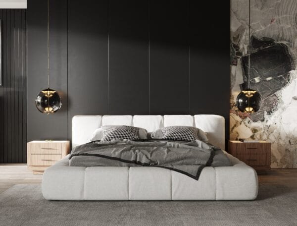 Modrest Lamont - Modern Fabric Bed - Image 2