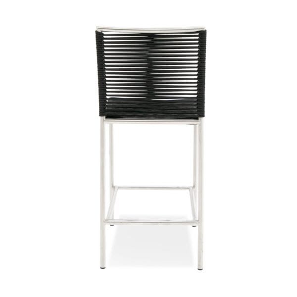 Modrest Lathrop - Modern Outdoor Black Counter Stool - Image 3