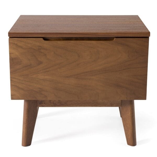 Modrest Lewis Mid-Century Modern Walnut Nightstand - Image 2