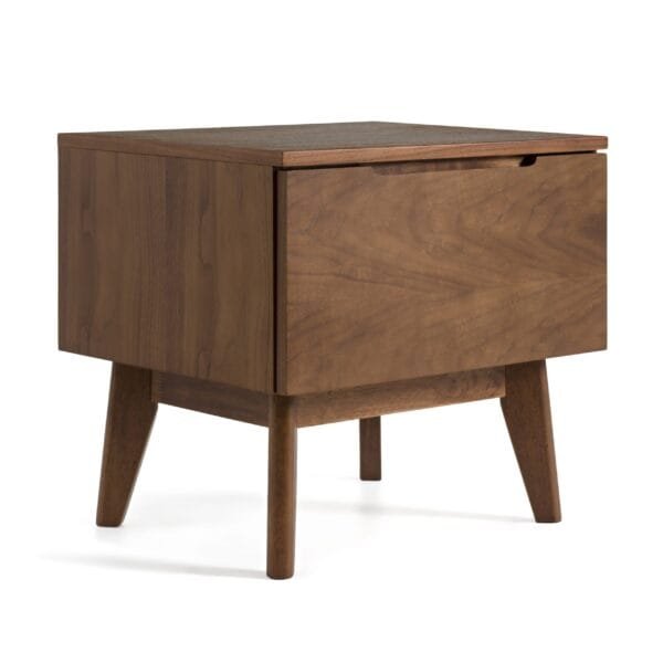 Modrest Lewis Mid-Century Modern Walnut Nightstand - Image 3