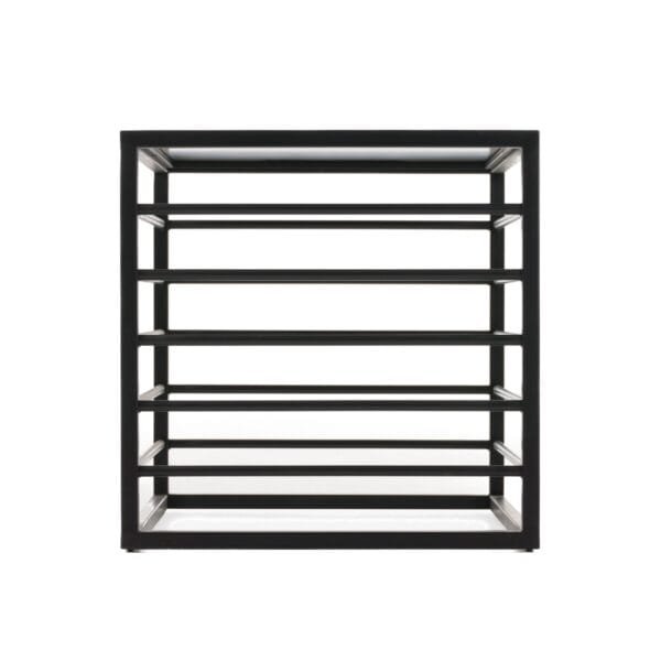 Modrest Malvo - Modern Black + Glass End Table - Image 2