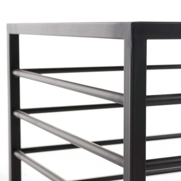 Modrest Malvo - Modern Black + Glass End Table - Image 4