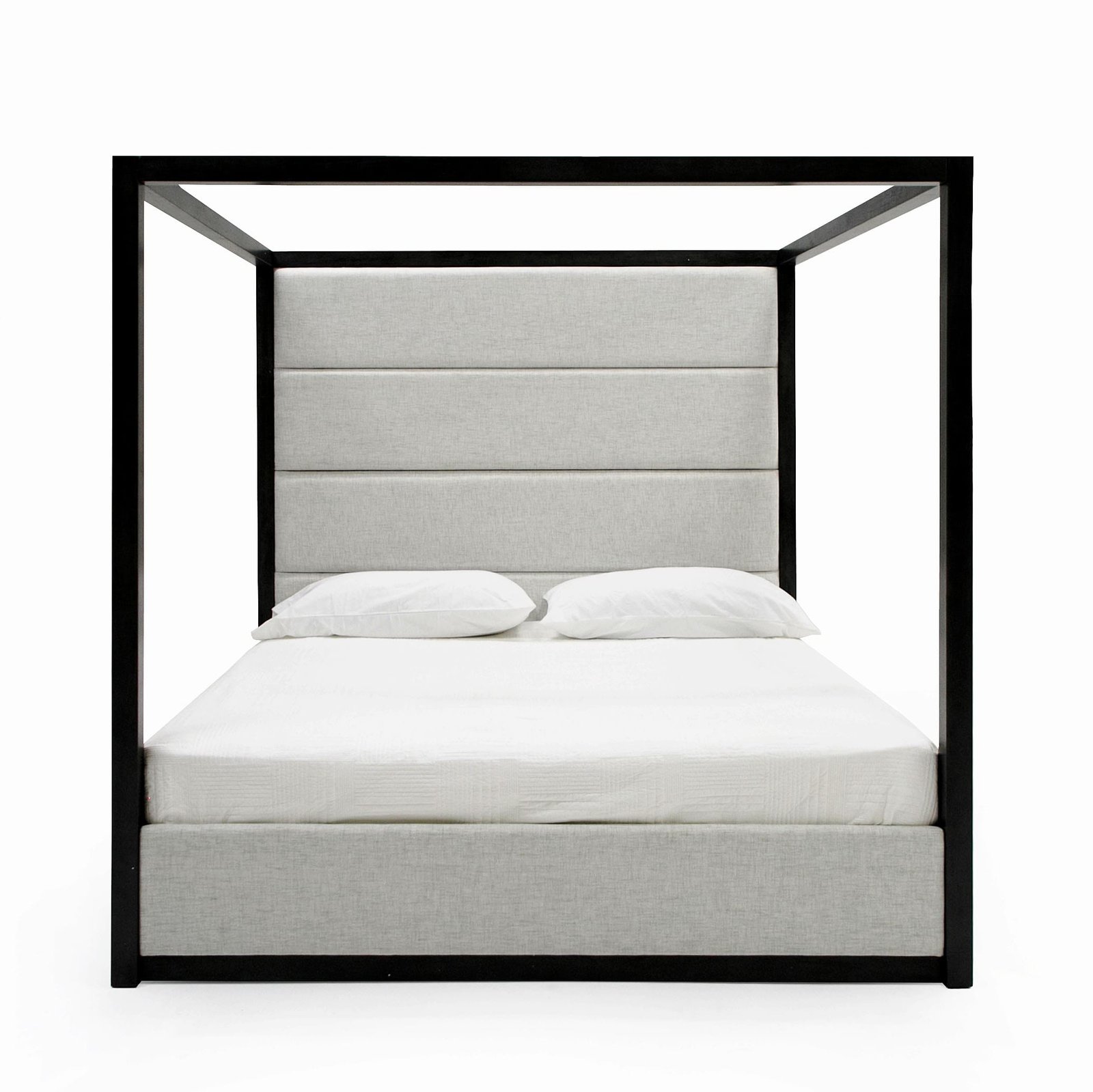 Modrest Manhattan- Contemporary Canopy Grey Bedroom Set 4 Modrest Manhattan- Contemporary Canopy Grey Bedroom Set - Image 4