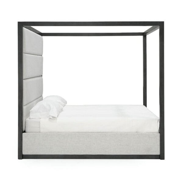 Modrest Manhattan- Contemporary Canopy Grey Bedroom Set-queen - Image 5