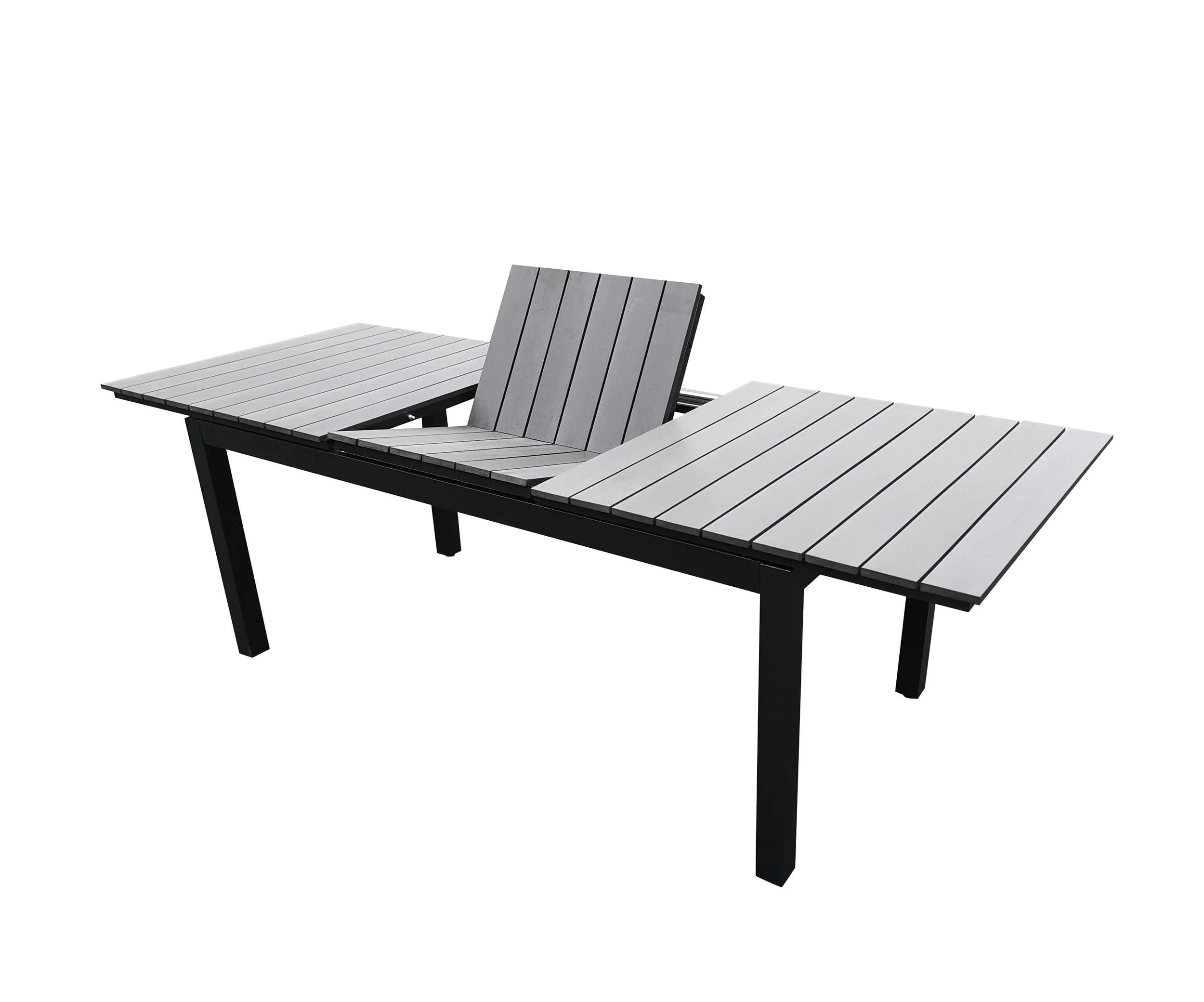 Renava Marina - Grey Outdoor Dining Table Set - Image 3