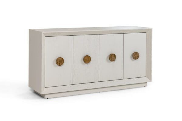 Modrest Marjorie - Modern Cream & Brushed Gold Buffet - Image 2