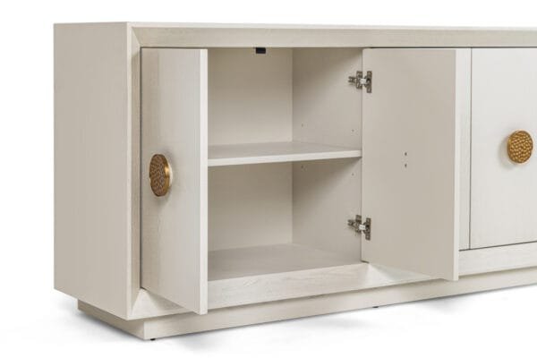 Modrest Marjorie - Modern Cream & Brushed Gold Buffet - Image 3
