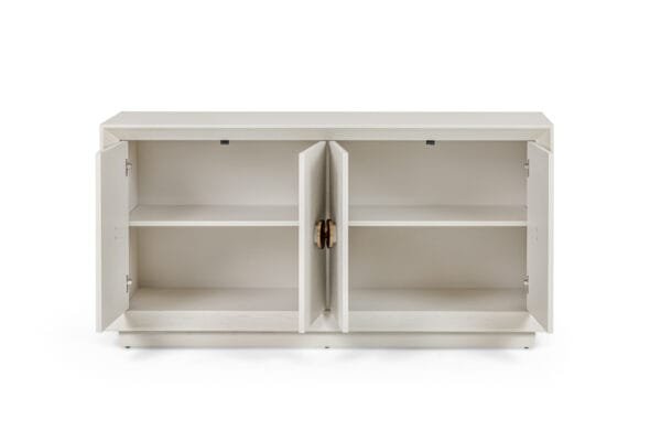 Modrest Marjorie - Modern Cream & Brushed Gold Buffet - Image 4