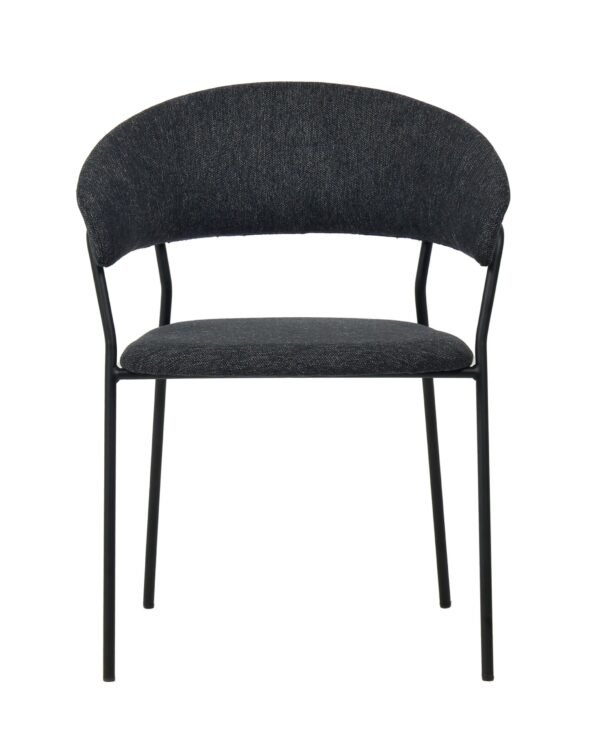 Modrest Marlynn - Modern Dark Grey Dining Chair Set of 2