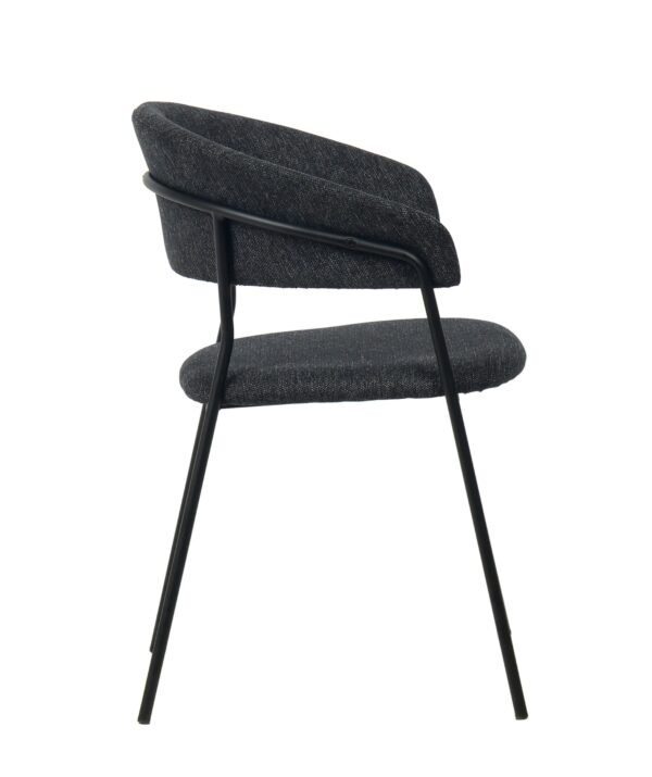 Modrest Marlynn - Modern Dark Grey Dining Chair Set of 2 - Image 2