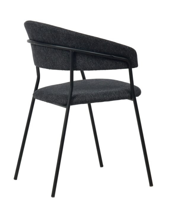 Modrest Marlynn - Modern Dark Grey Dining Chair Set of 2 - Image 3