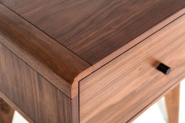 Modrest Marshall Mid-Century Modern Walnut Nightstand - Image 2