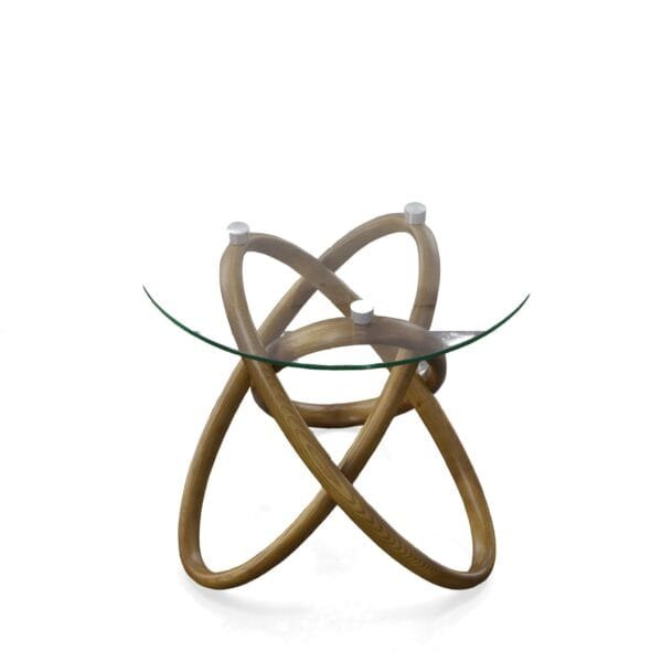 Modrest Mason - Modern Class + Walnut Side Table - Image 4