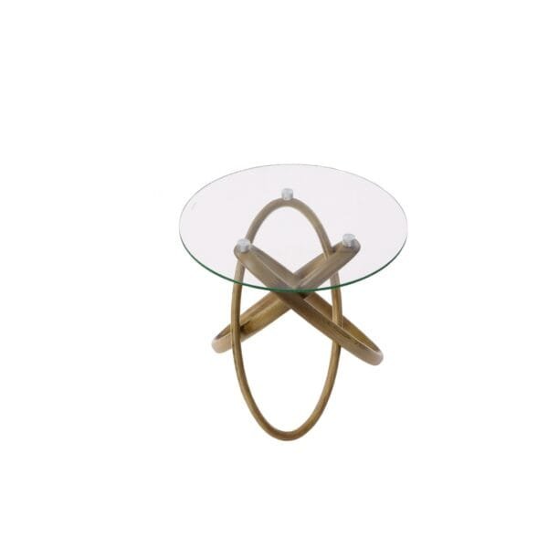 Modrest Mason - Modern Class + Walnut Side Table - Image 5