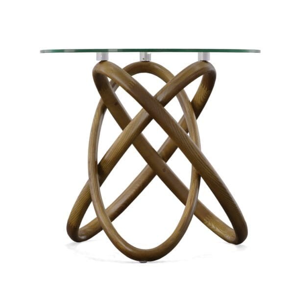Modrest Mason - Modern Class + Walnut Side Table - Image 3