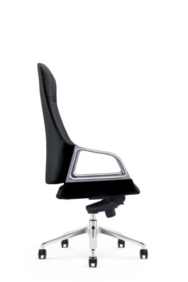 Modrest Merlo - Modern Black High Back Executive Office Chair - Image 3
