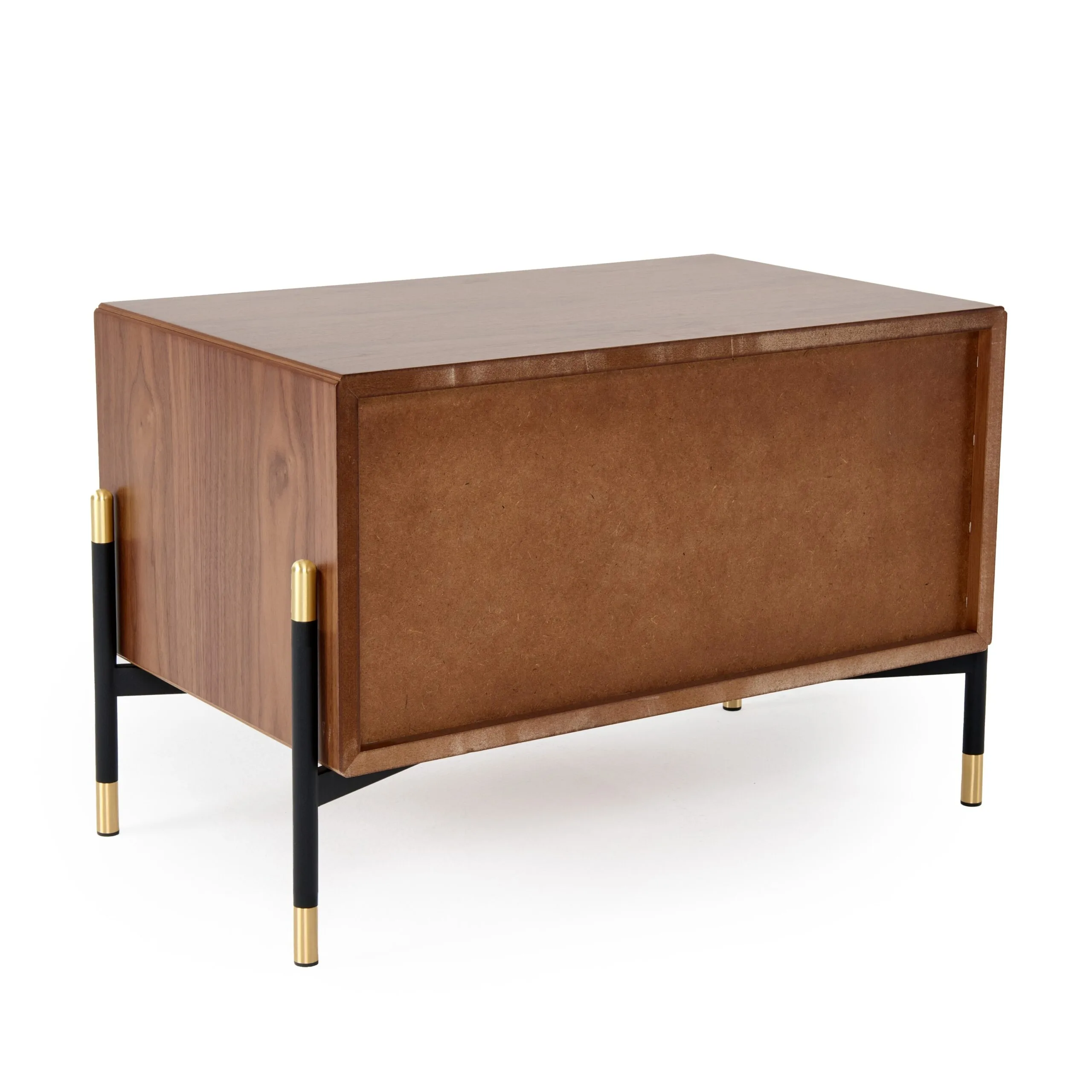 Nova Domus Metcalf - Mid-Century Walnut & Grey Nightstand 5 Nova Domus Metcalf - Mid-Century Walnut & Grey Nightstand - Image 5