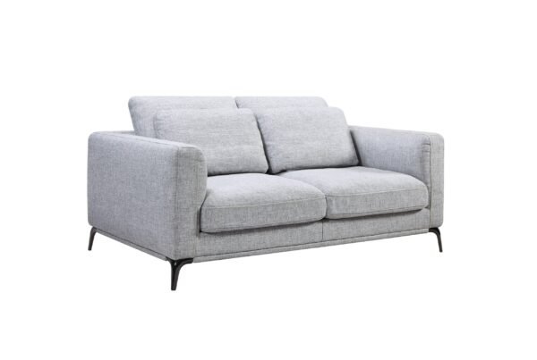 Divani Casa Beaman - Modern Grey Fabric Sofa Set - Image 5