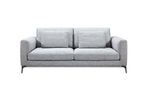 Divani Casa Beaman - Modern Grey Fabric Sofa Set