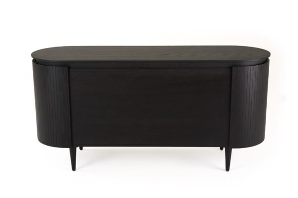 Modrest Miami - Modern Black Oak Buffet - Image 4