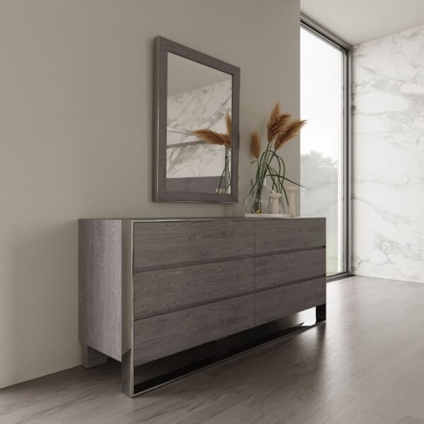 Modrest Arlene Modern Grey Elm Dresser - Image 5