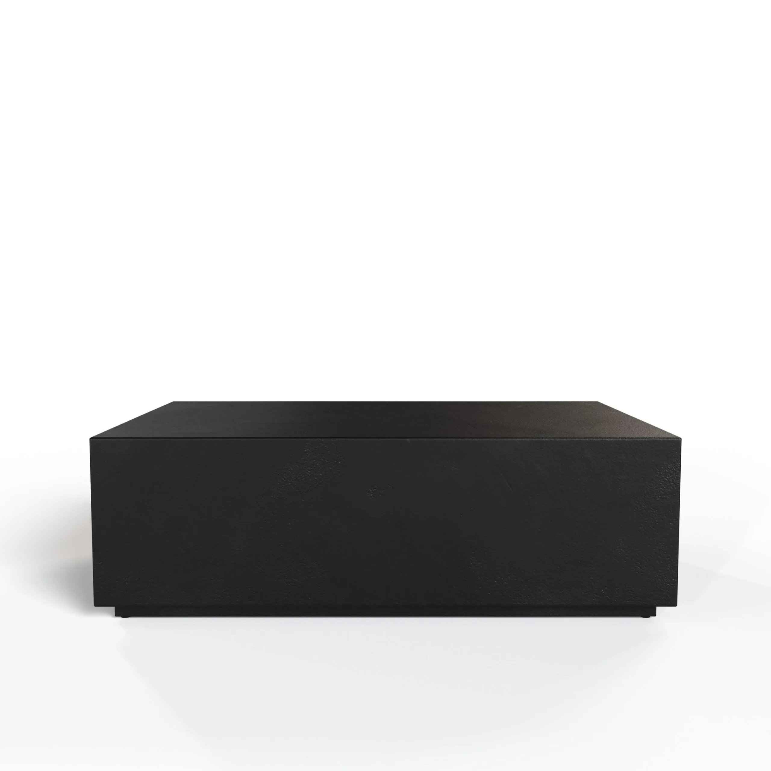 Modrest Fresno - Modern Black Concrete Coffee Table - Image 2