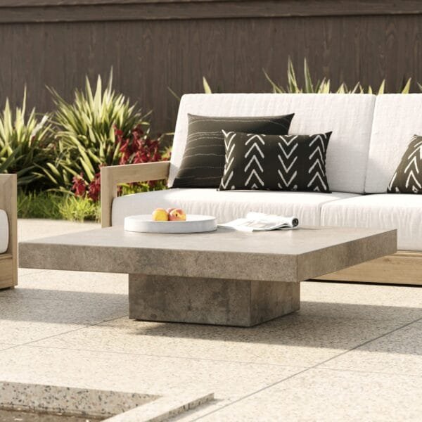 Modrest Morley Modern Concrete Coffee Table - Image 5