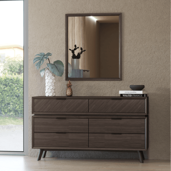 Modrest Roger - Mid-century Acacia Mirror