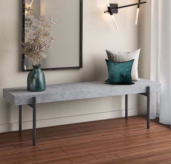Modrest Timlin - Modern Concrete & Metal Bench - Image 3