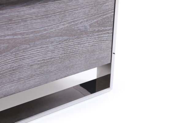 Modrest Arlene Modern Grey Elm Nightstand