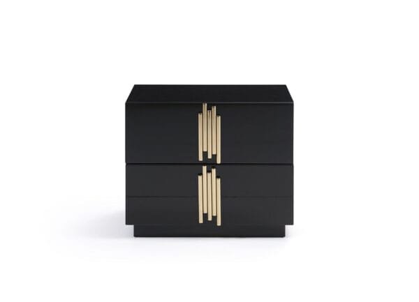 Queen Modrest Token Modern Black & Gold Bedroom Set - Image 5