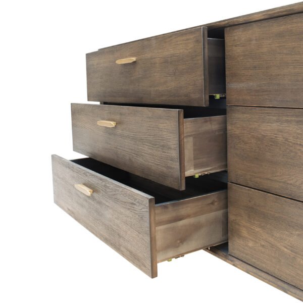 Modrest Novak Modern Dark Oak Dresser - Image 2