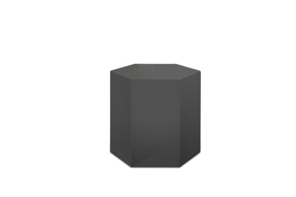 Modrest Newmont - Medium Grey High Gloss End Table