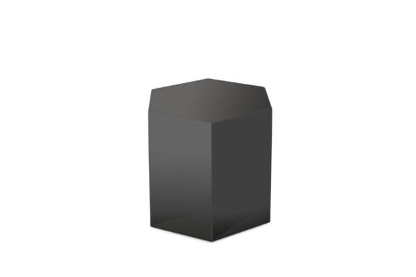 Modrest Newmont - Medium Grey High Gloss End Table - Image 2