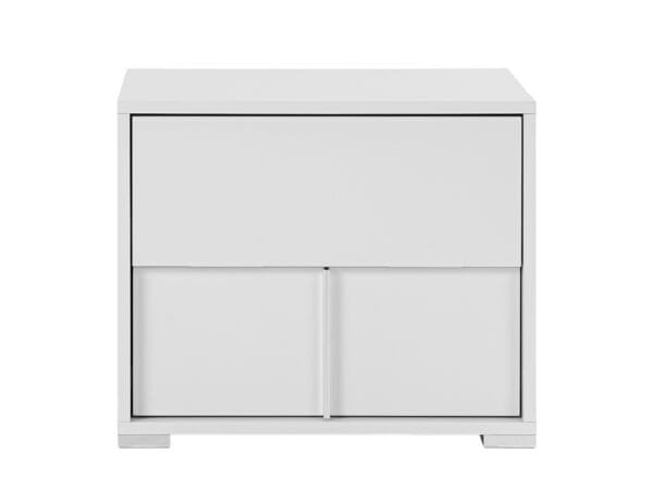 Modrest Nicla Italian Modern White Nightstand - Image 5