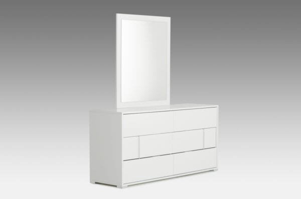 Modrest Nicla Italian Modern White Dresser - Image 2