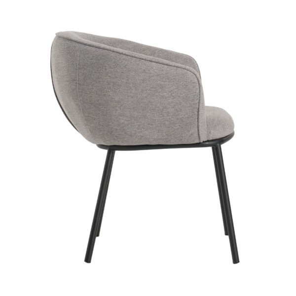 Modrest Nillie - Modern Grey Dining Chair - Image 3