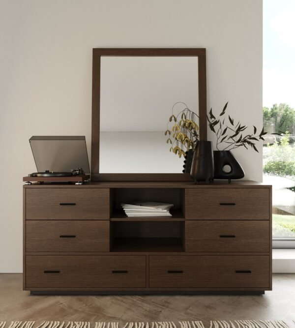 Nova Domus Fantasia - Contemporary Dark Walnut Dresser - Image 2