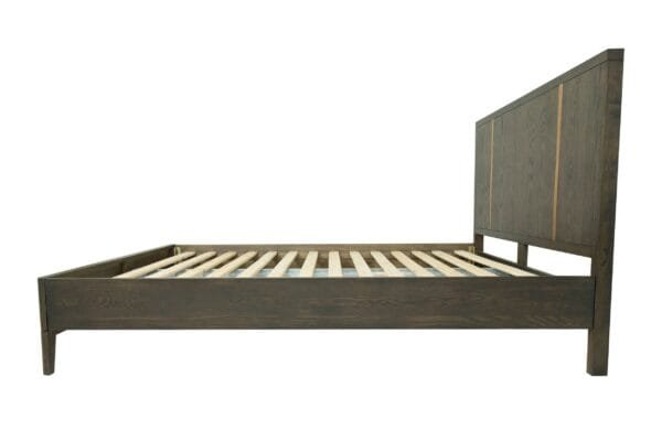 Modrest Oakley - Mid-Century Eastern King Size Dark Brown Bed - Image 2