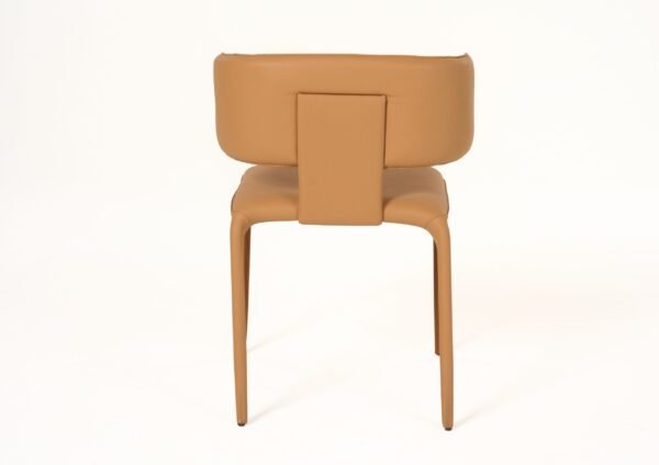 Modrest Odessa - Modern Camel Vegan Leather Dining Chair - Image 4