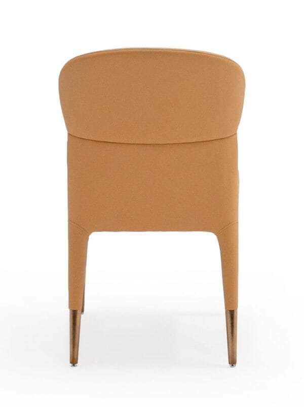 Modrest Ogden - Modern Peach & Rosegold Dining Chair (Set of 2) - Image 3